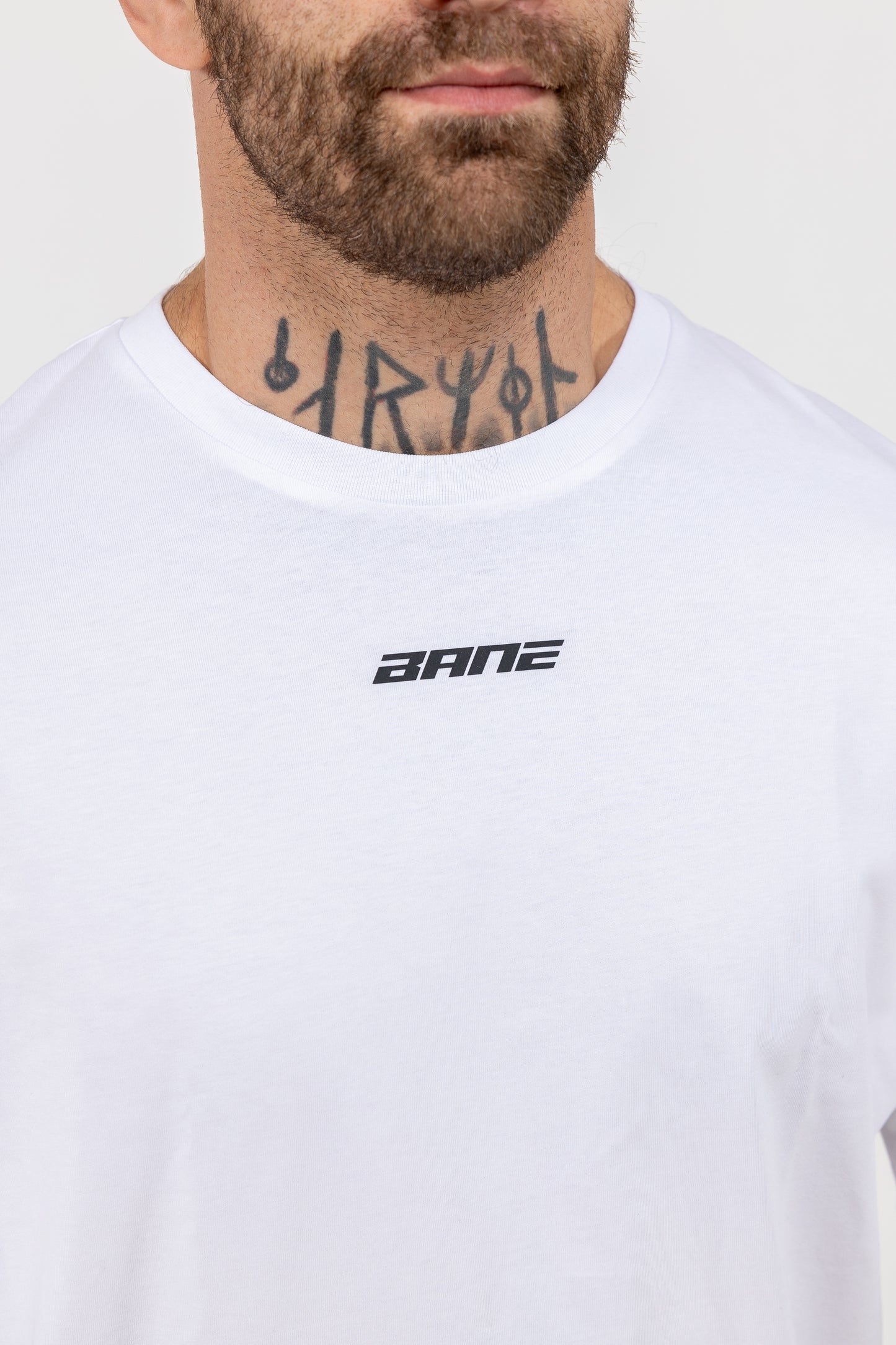 BANE OVERSIZED TEE WHITE